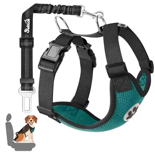 Hundegeschirr Auto SlowTon Hundegeschirr mit Sicherheitsgurt