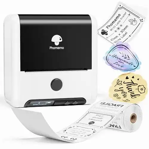 Etikettendrucker Phomemo M200 Bluetooth 3 Zoll 80 mm Tragbar