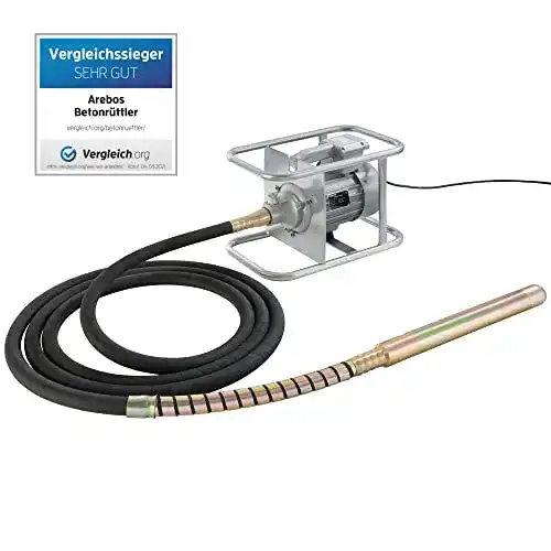 Die beste Betonrüttler Arebos Elektro - 1500W | 2850 U/min | 6 m | Elektrisch 2026 Test Bestseller Betonrüttler Arebos Elektro – 1500W | 2850 U/min | 6 m | Elektrisch