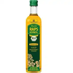 Bio-Rapsöl Ölmühle Kleeschulte MORITZ BIO Rapskernöl