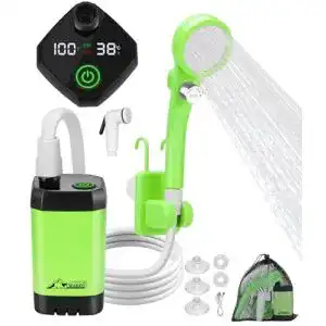 Campingdusche mit Pumpe WADEO Tragbare Campingdusche