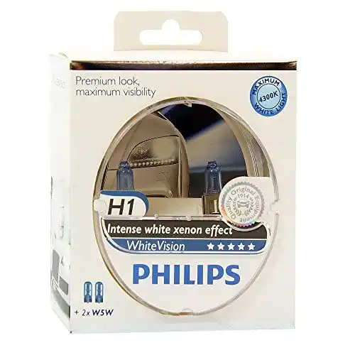 Die beste H1-Birne Philips WhiteVision Xenon-Effekt 2026 Test Bestseller H1-Birne Philips WhiteVision Xenon-Effekt