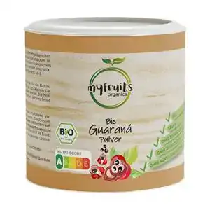 Guarana-Pulver myfruits ® Bio Guarana Pulver (100g)