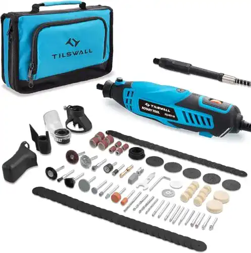 Mini-Multifunktionswerkzeug Tilswall 160W mit 145 Zubehöre