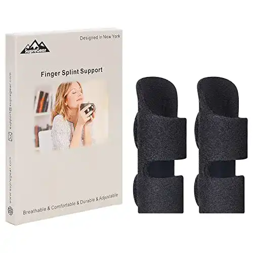 Fingerschiene supregear , 2er-Pack Verstellbare Wiederverwendbar