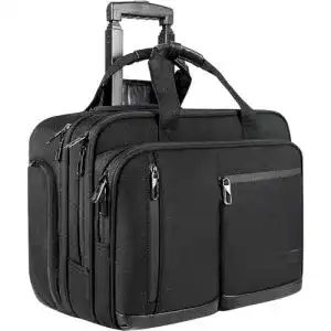Laptop-Trolley VANKEAN 17.3” Laptoptasche mit Rollen für Herren
