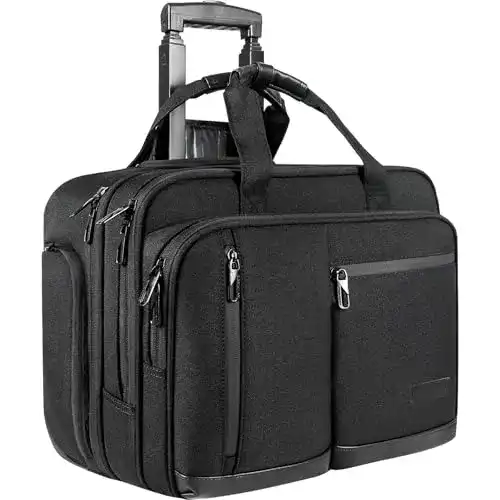 Laptop-Trolley VANKEAN 17.3” Laptoptasche mit Rollen für Herren