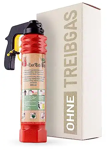 ABF-Feuerlöscher F-Exx 8.0 Bio, inkl. Wandhalterung