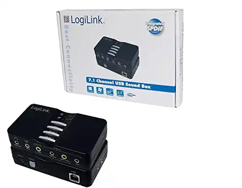 Externe Soundkarte LogiLink USB Sound Box 7.1