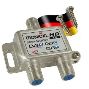 Sat-Verteiler 2-fach TronicXL Premium Antennenverteiler