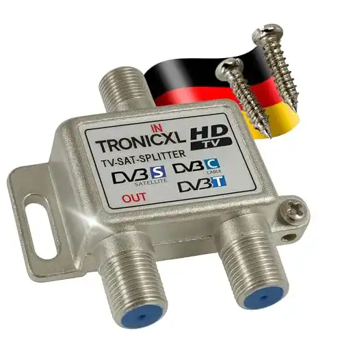 Sat-Verteiler 2-fach TronicXL Premium Antennenverteiler