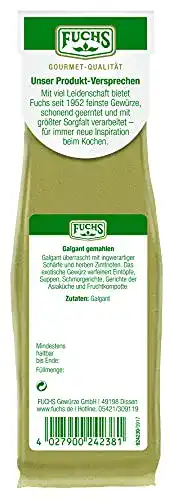 Galgant-Pulver Fuchs Gewürze Galgant gemahlen, 45 g