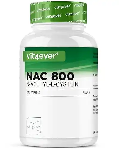 N-Acetylcystein Vit4ever NAC – N-Acetyl L-Cystein 180 Kapseln