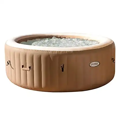 Whirlpool Intex Ø 196 x 71 cm Pure SPA – Bubble Massage, Beige