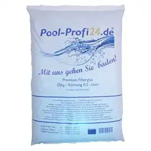 Filterglas Pool-Profi24.de Pool-Profi24 für Pool | 25kg Filtergranulat