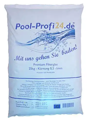 Filterglas Pool-Profi24.de Pool-Profi24 für Pool | 25kg Filtergranulat