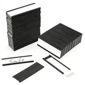 Magnetschilder Meetory 25mm x 75mm, 30 Stück C-Profil