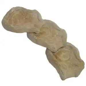 Bachlauf wasserkaskaden Wasserfall Eder 3-teilig, Beige/Braun