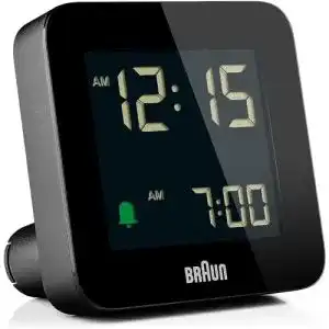 Braun-Wecker Braun BC09 Digitale Reiseuhr, schwarz