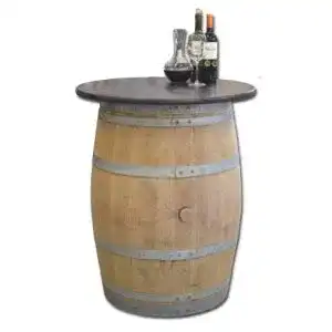 Weinfass-Stehtisch Temesso Dekofass, aus echtem Weinfass