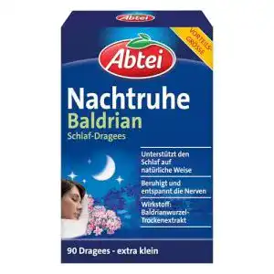 Baldrian-Dragees Abtei Nachtruhe Baldrian Schlaf-Dragees N