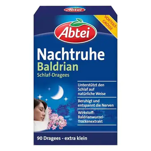 Baldrian-Dragees Abtei Nachtruhe Baldrian Schlaf-Dragees N