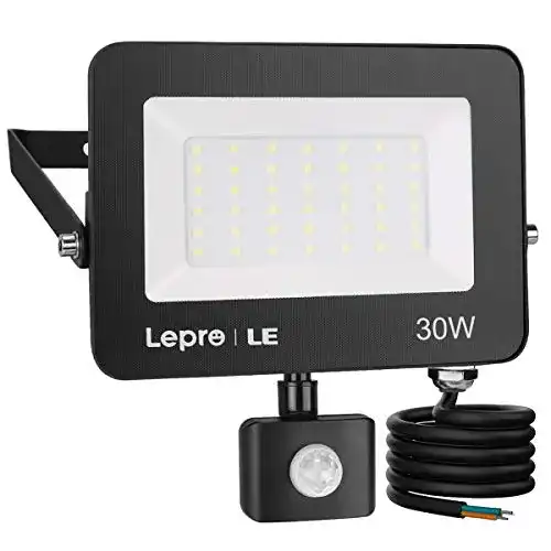 LED-Strahler mit Bewegungsmelder LEPRO 30W LED Strahler