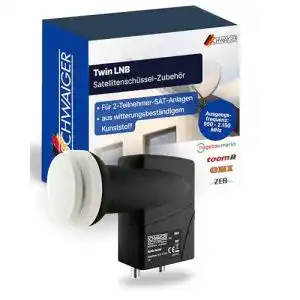 Schwaiger-LNB SCHWAIGER 289 Twin LNB 2-Fach digital