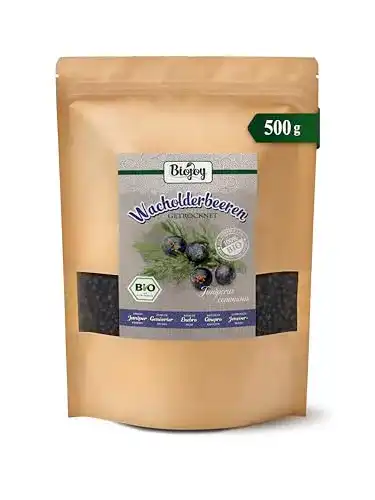 Wacholderbeeren Biojoy BIO-, ganze getrocknete Beeren, 0,5 kg