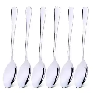 Esslöffel Qinglele Edelstahl 304 Löffel, 20,6 cm, Set 6 Stück