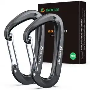 Karabinerhaken BROTREE Karabiner mit 1200kg Belastbarkeit