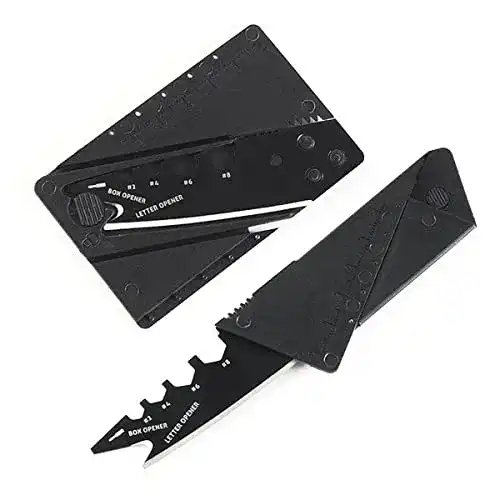 Kreditkartenmesser LEKIA 5 Stück, Metall Klein Taschenmesser