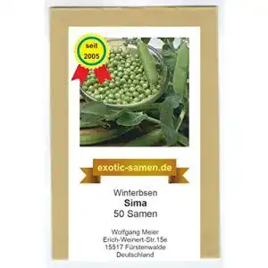 Erbsen-Samen exotic-samen Wintererbse Sima, 50 Samen