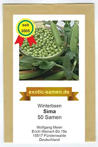 Erbsen-Samen exotic-samen Wintererbse Sima, 50 Samen