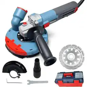 Betonschleifer FANZTOOL Betonfräse Winkelschleifer Absaughaube