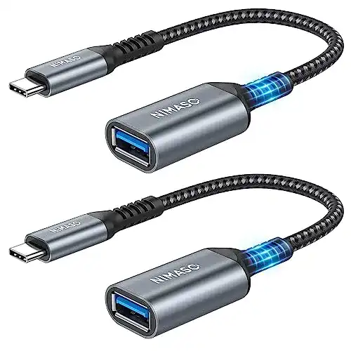 USB 3.0 auf USB-C Nimaso USB C Adapter, 2 Stück