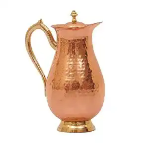 Kupferkrug OSNICA Reines Kupfer Krug Wasserkrug Kupfer für Ayurveda