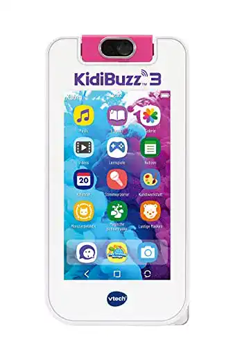 Kinderhandy Vtech KidiBuzz 3 pink – Multifunktions-Messenger