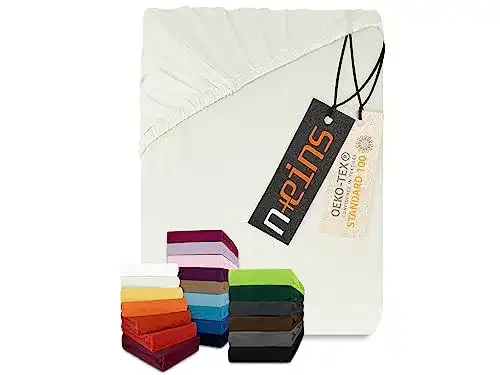 Spannbettlaken npluseins klassisches Jersey, 70 x 140 cm