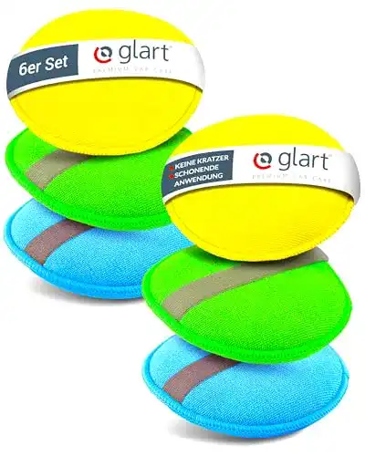 Polierschwamm Glart 46PP Mikrofaser Auto Handpolierschwamm