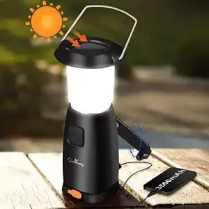 Kurbel-Laterne Gustermmy Verbesserte 3500mAh Wiederaufladbar