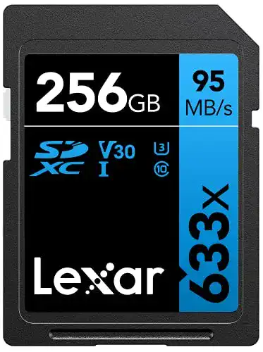 SDXC (256GB) Lexar Professional 633x 256GB SDXC UHS-I Karten
