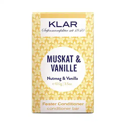 Klar-Seife Klar Seifen festes Shampoo Muskat & Vanille, 100 g