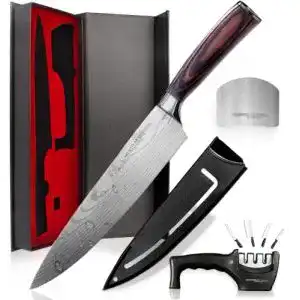 Kuchenmesser Salqinos Kochmesser Küchenmesser 20cm