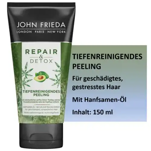 Die beste Kopfhaut-Peeling John Frieda Repair & Detox* Peeling, 150 ml 2026 Test Bestseller Kopfhaut-Peeling John Frieda Repair & Detox* Peeling, 150 ml