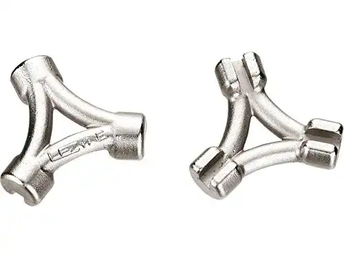 Speichenschlüssel Lezyne Werkzeug CNC, Silber-Glänzend