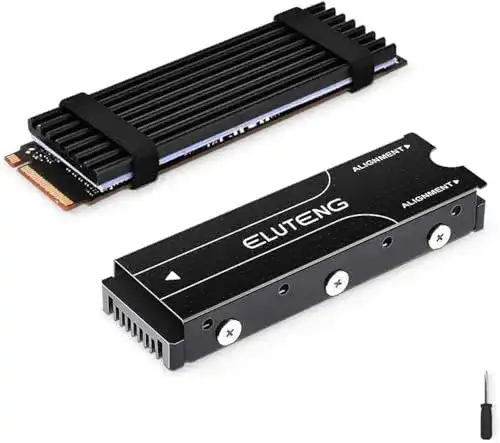 Die beste M.2-SSD-Kühler ELUTENG M2 SSD Kühlkörper PS5 2 Packs 2026 Test Bestseller M.2-SSD-Kühler ELUTENG M2 SSD Kühlkörper PS5 2 Packs