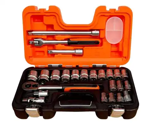 Steckschlüsselsatz 1/2 Zoll Bahco S240 Neuer Belzer, 24 Stück