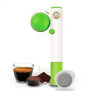 Tragbare Espressomaschine Handpresso Pump Pop grün 48269