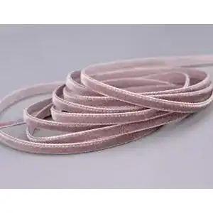 Samtband finemark Altrosa Rosa-Grau, 263 Colonial Rose, 1 m